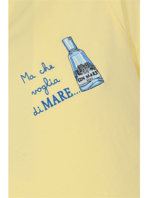 T-shirt Portofino in cotone con ricamo Ma che Voglia di Mare Mc2 Saint Barth | POT000104494L